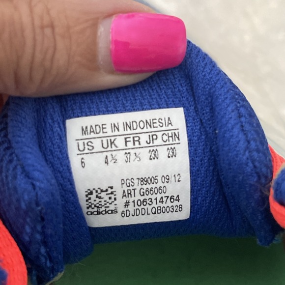 EUC Y2K Adidas Vigor TR Blue Green Orange Sneakers Outdoor Trail Runners Size 6 - Picture 12 of 13